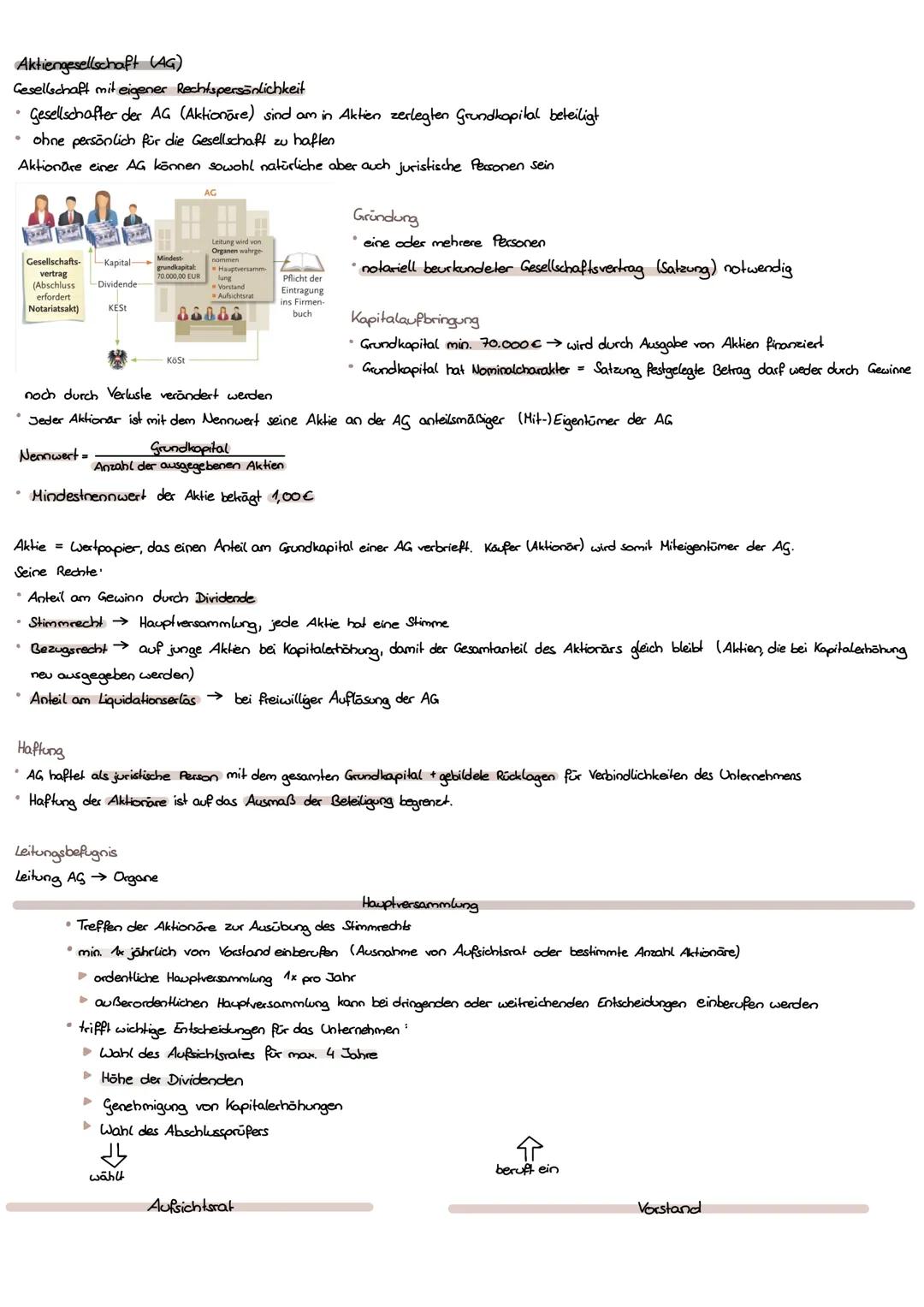 Kriterien für die Wahl der Idealen Rechtsform
Anzahl der Gesellschafter Kapital-
und Art der Beteiligung aufbringung
ang Haft
Unternehmen al