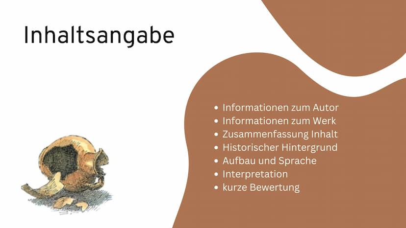 Der
zerbrochene
Krug
Heinrich von Kleist
Ein Fach
Deutsch
Schöningh
Heinrich
von Kleist
Der
zerbrochne
Krug Inhaltsangabe
• Informationen zu