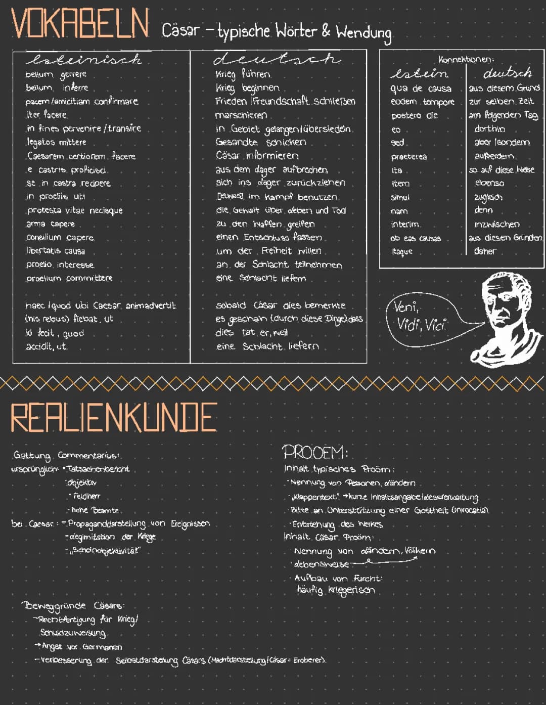 Latein alles um Cäsar und die Grammatik Grundlagen 