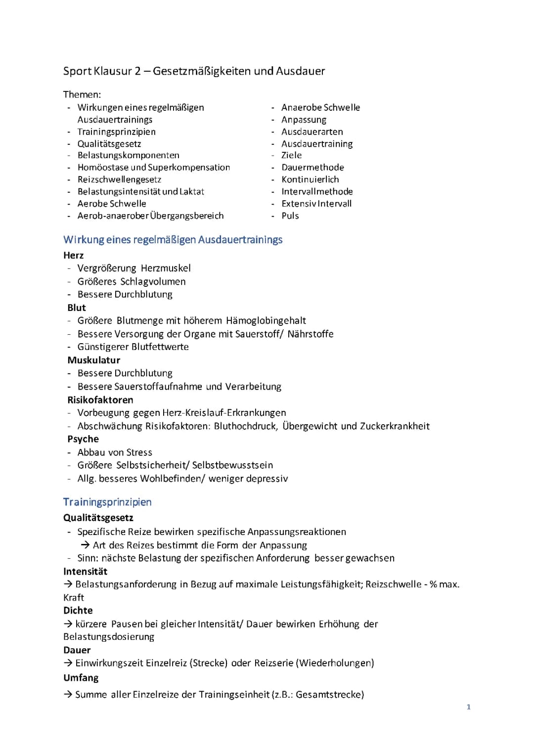 Ausdauertraining: Was passiert mit deinem Körper?