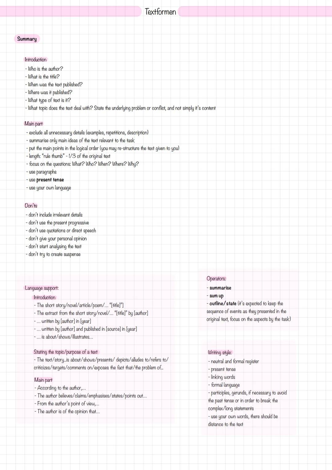  Verzeichnis:

Seite

1

2

3

4

5

6

7

8

9

10

11

12

13

14
 Textformen

Summary

Introduction
- Who is the author?
- What is the ti