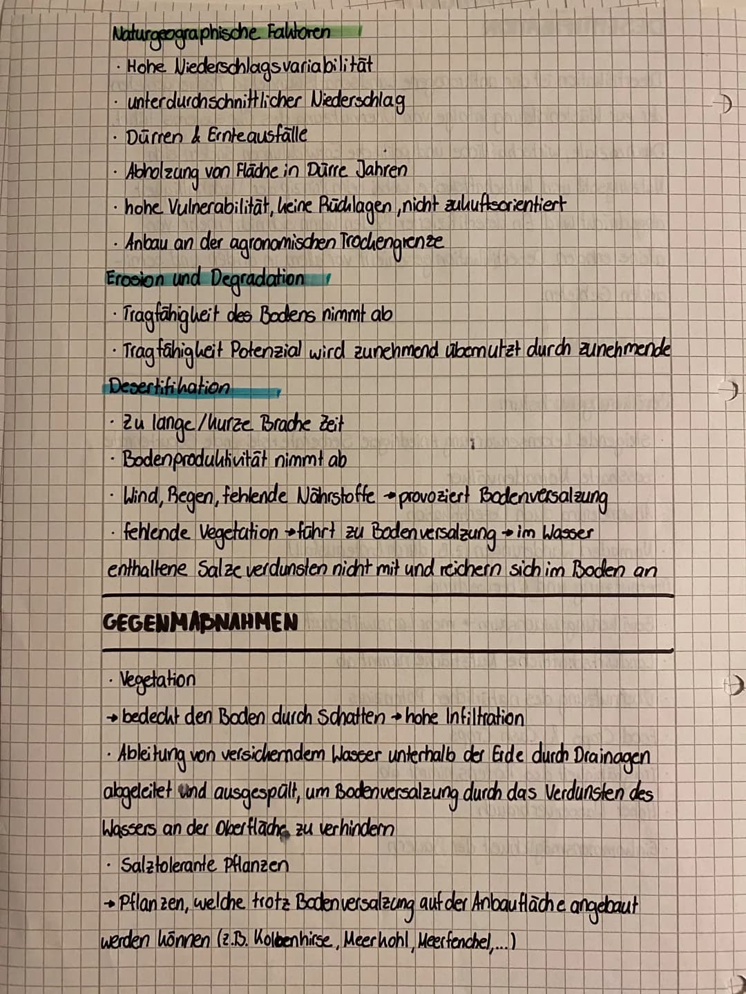 EIGENSCHAFTEN EINES FRUCHTBAREN BODENS
dünner Boden Nährstoffe direkt aus der Gesteinschicht
Kationenaustauschkapazität (KAK) bestimmt, wie 