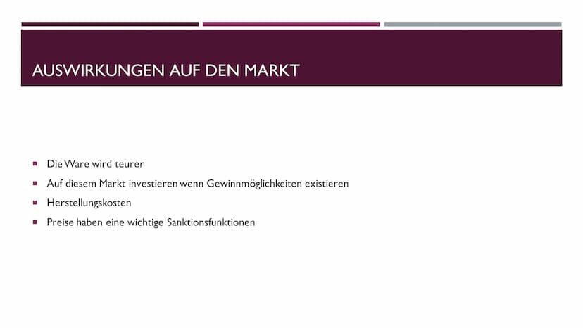 PREISBILDUNG INHALTSVERZEICHNIS
■ Preisbildung
■ Auktionsmodell
■ Auswirkungen auf den Markt
■ Video PREISBILDUNG
I
I
Wie? --> durch Angebot
