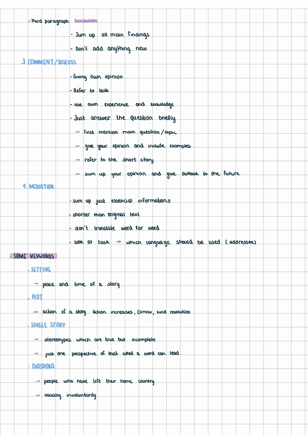 ANALYSING FICTIONAL TEXT:
1. SUMMARY
-Introducction sentence:
2.ANALYSIS
-Point out general informations
-Look at the Task
Transition senten