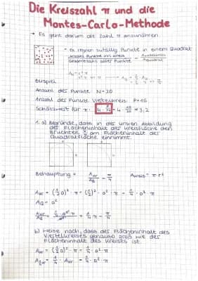 Know Kreiszahl pi annähern: Montes-Carlo-Methode thumbnail