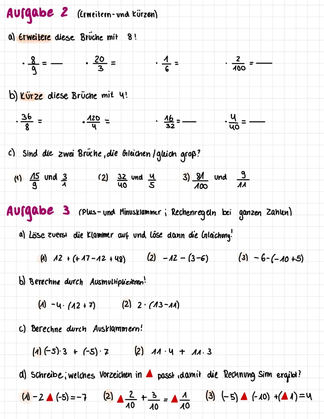 Aurgabe u (Brüche an Zahlengeraden + Größenver gleich von Brücken)
a) Ordne die Zahlen -1 ; 0 ; 2,5 i 1/2
Zahlenstrahl ein!
-2
-1
<
4/12/16
