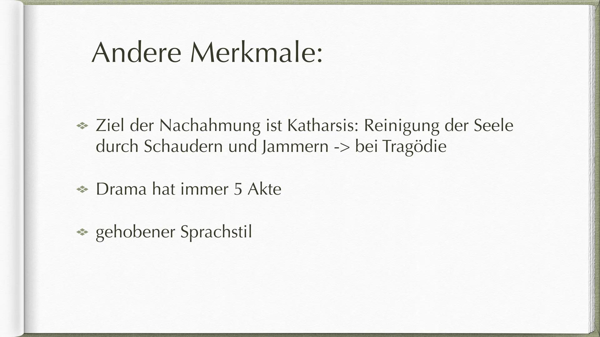  Georg Büchner und
Woyzeck als offenes Drama GLIEDERUNG
→ Die 3 aristotelischen Einheiten
→ Geschlossenes und offenes Drama - nach
Gustav Fr