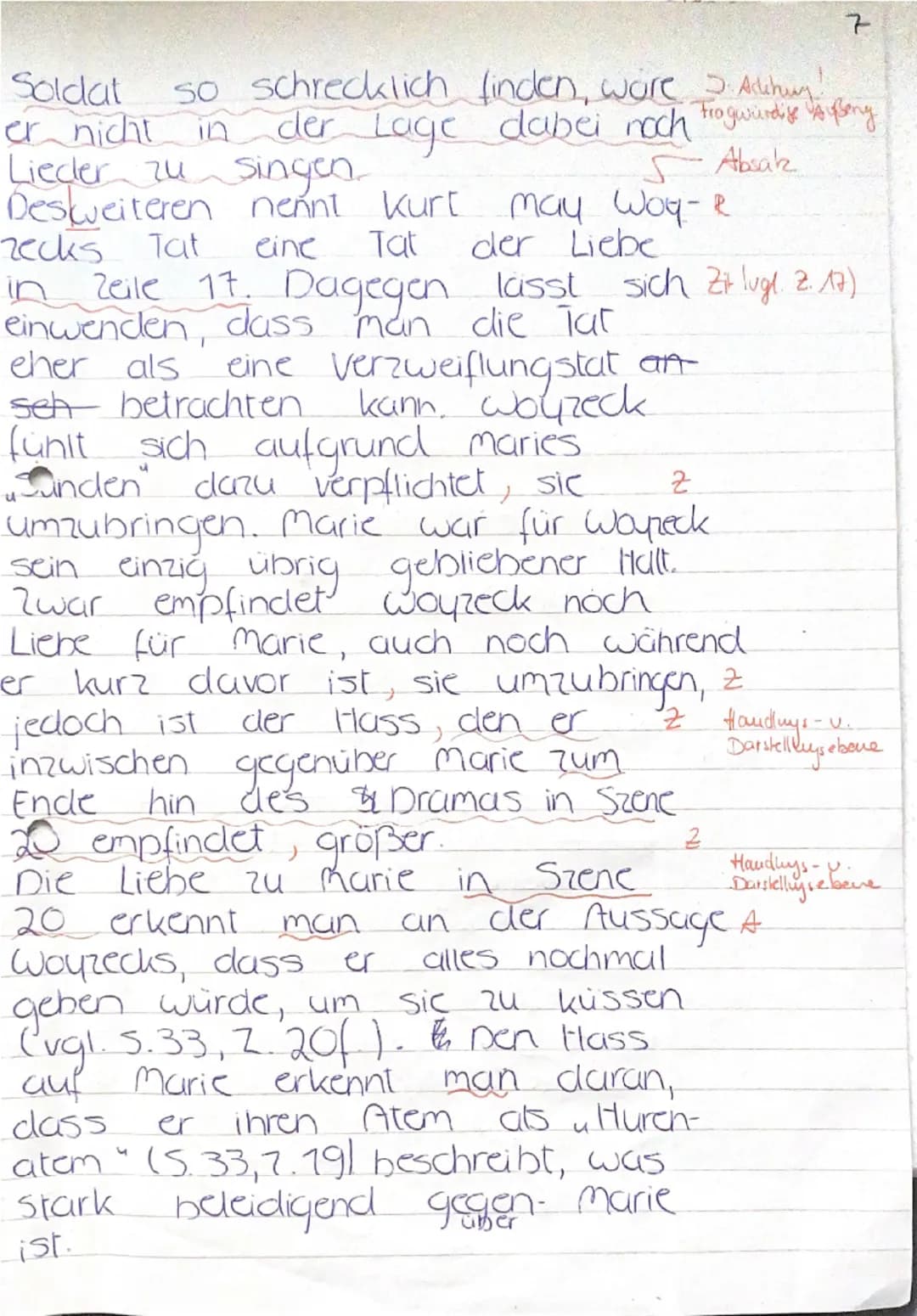 Fach
D
Klasse
eA M1
Lehrer
Arbeit Nr.
2
Semester 3: Georg Büchner: Woyzeck
(Vorabitur)
Name: Flen
Datum:
24 11 23
Hilfsmittel: Duden, Woyzec