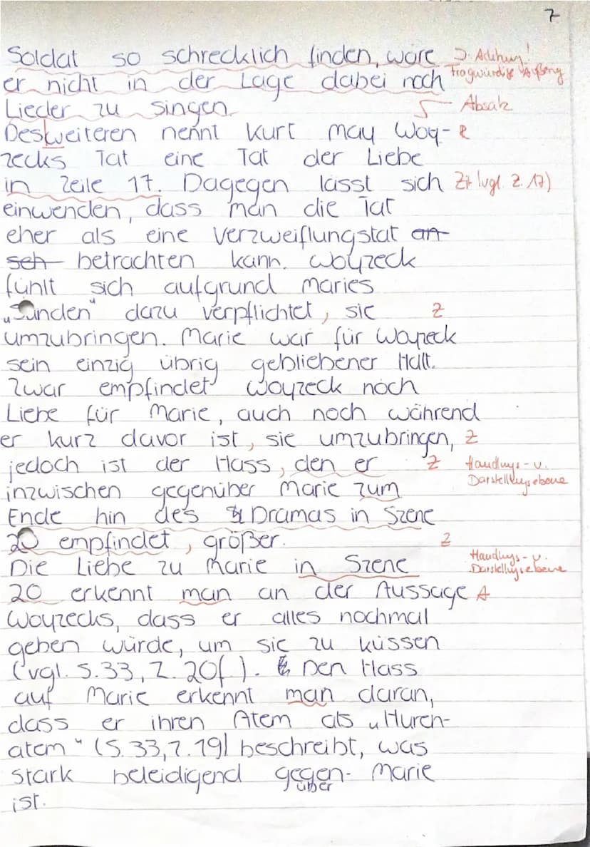 Fach
D
Klasse
eA M1
Lehrer
Arbeit Nr.
2
Semester 3: Georg Büchner: Woyzeck
(Vorabitur)
Name: Flen
Datum:
24 11 23
Hilfsmittel: Duden, Woyzec