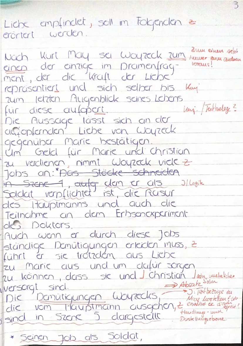 Fach
D
Klasse
eA M1
Lehrer
Arbeit Nr.
2
Semester 3: Georg Büchner: Woyzeck
(Vorabitur)
Name: Flen
Datum:
24 11 23
Hilfsmittel: Duden, Woyzec