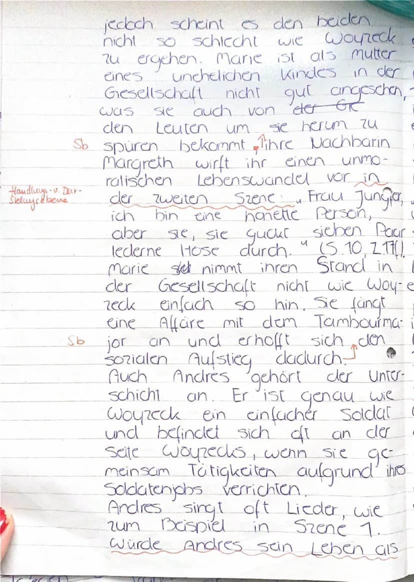 Fach
D
Klasse
eA M1
Lehrer
Arbeit Nr.
2
Semester 3: Georg Büchner: Woyzeck
(Vorabitur)
Name: Flen
Datum:
24 11 23
Hilfsmittel: Duden, Woyzec