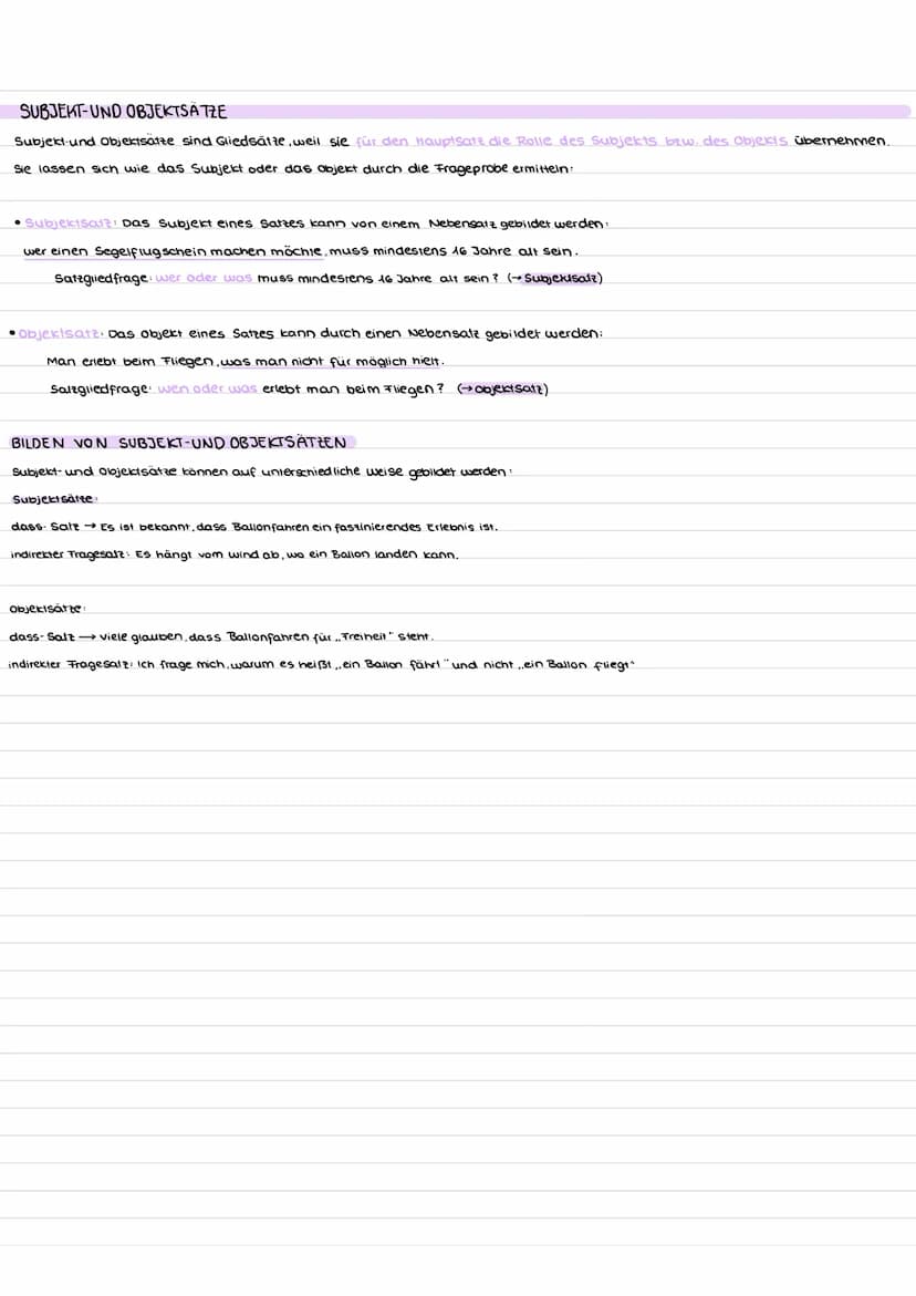 ARTEN
VON
NEBENSÄTZEN ADVERBIALSATZE
Adverbialsätze sind Gliedsätze, weil sie im Satz die Stelle einer adverbialen Bestimmung einnehmen.
Sie