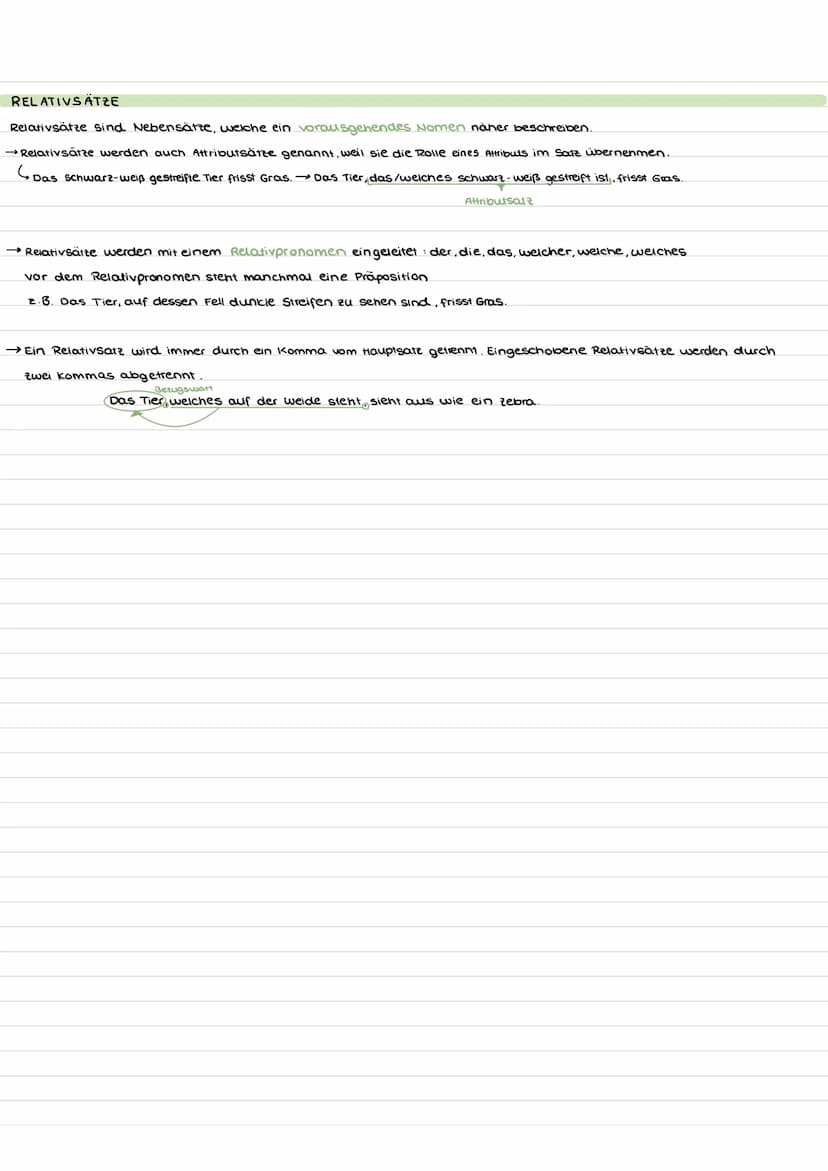 ARTEN
VON
NEBENSÄTZEN ADVERBIALSATZE
Adverbialsätze sind Gliedsätze, weil sie im Satz die Stelle einer adverbialen Bestimmung einnehmen.
Sie