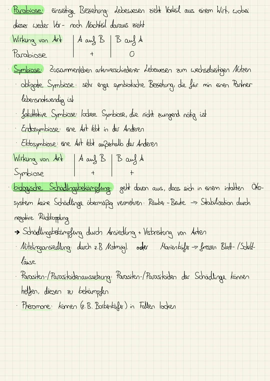 Übersicht über mögliche inhaltliche Schwerpunkte
Ökologie
Fachbegriffe der Ökologie (S. 290-291, AB)
2 Ökologische Potenz, Zeigerpflanzen (S
