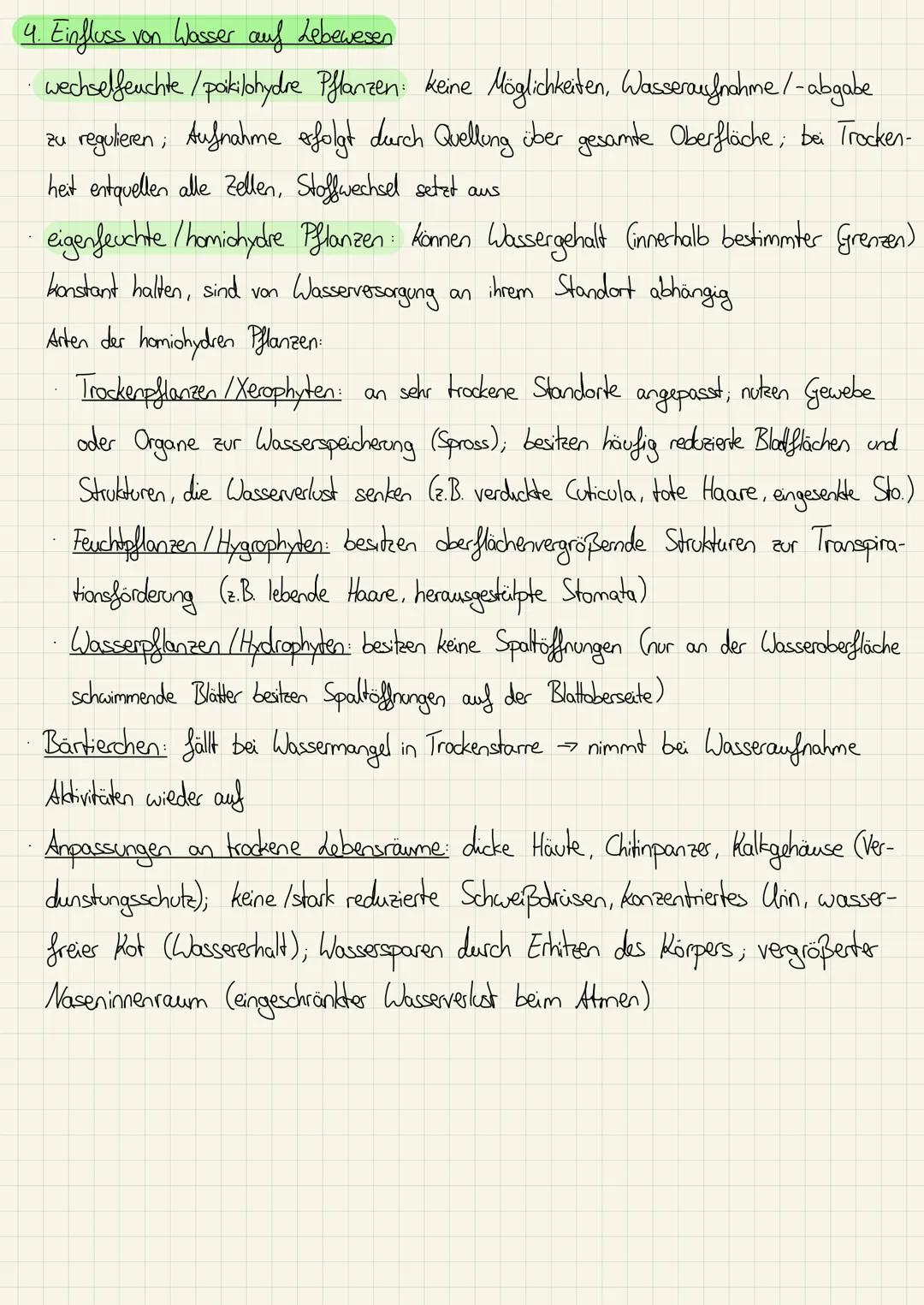 Übersicht über mögliche inhaltliche Schwerpunkte
Ökologie
Fachbegriffe der Ökologie (S. 290-291, AB)
2 Ökologische Potenz, Zeigerpflanzen (S
