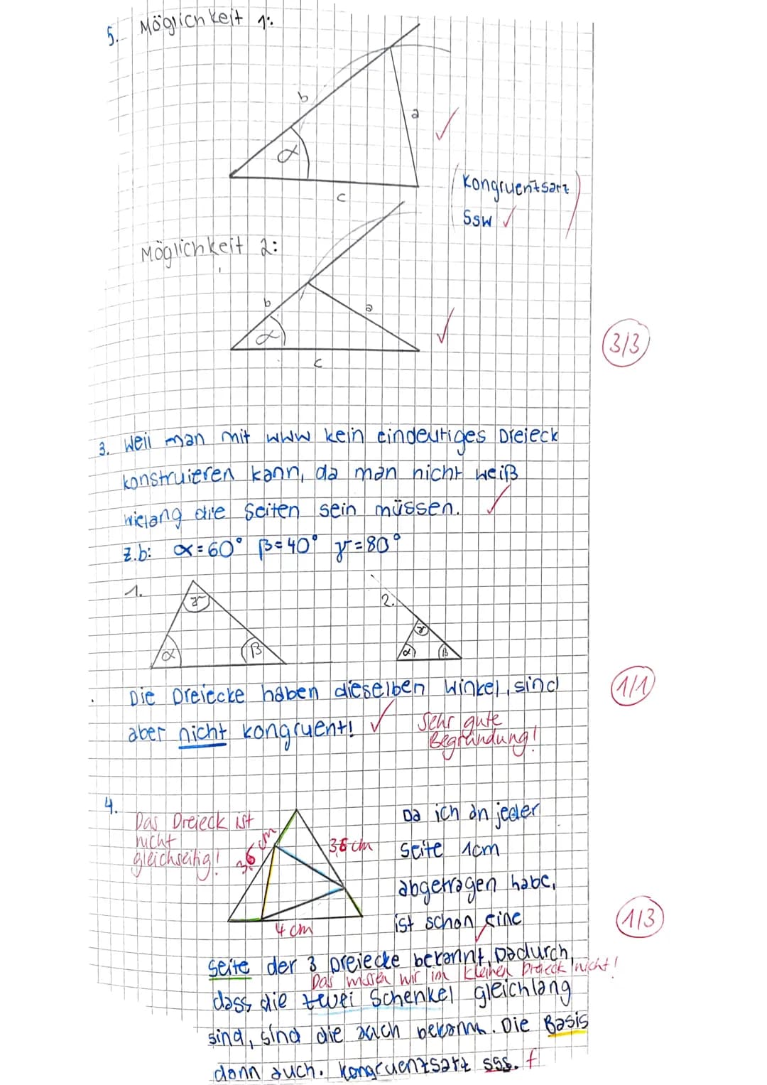 Klasse 8a
Name:
Mathematik
Klassenarbeit Nr.2
Punkte: 23/26
Bitte achte auf eine saubere Darstellung! Eine schlechte Darstellung kann Abzug 