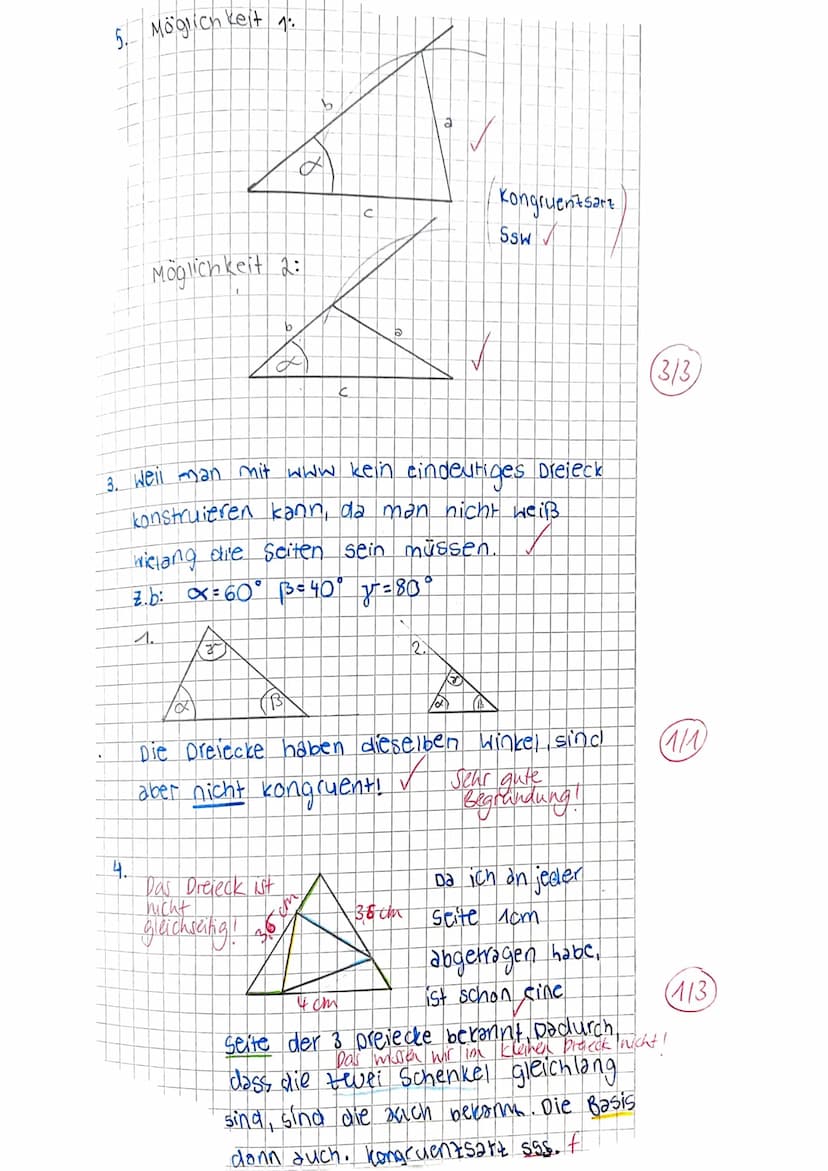 Klasse 8a
Name:
Mathematik
Klassenarbeit Nr.2
Punkte: 23/26
Bitte achte auf eine saubere Darstellung! Eine schlechte Darstellung kann Abzug 