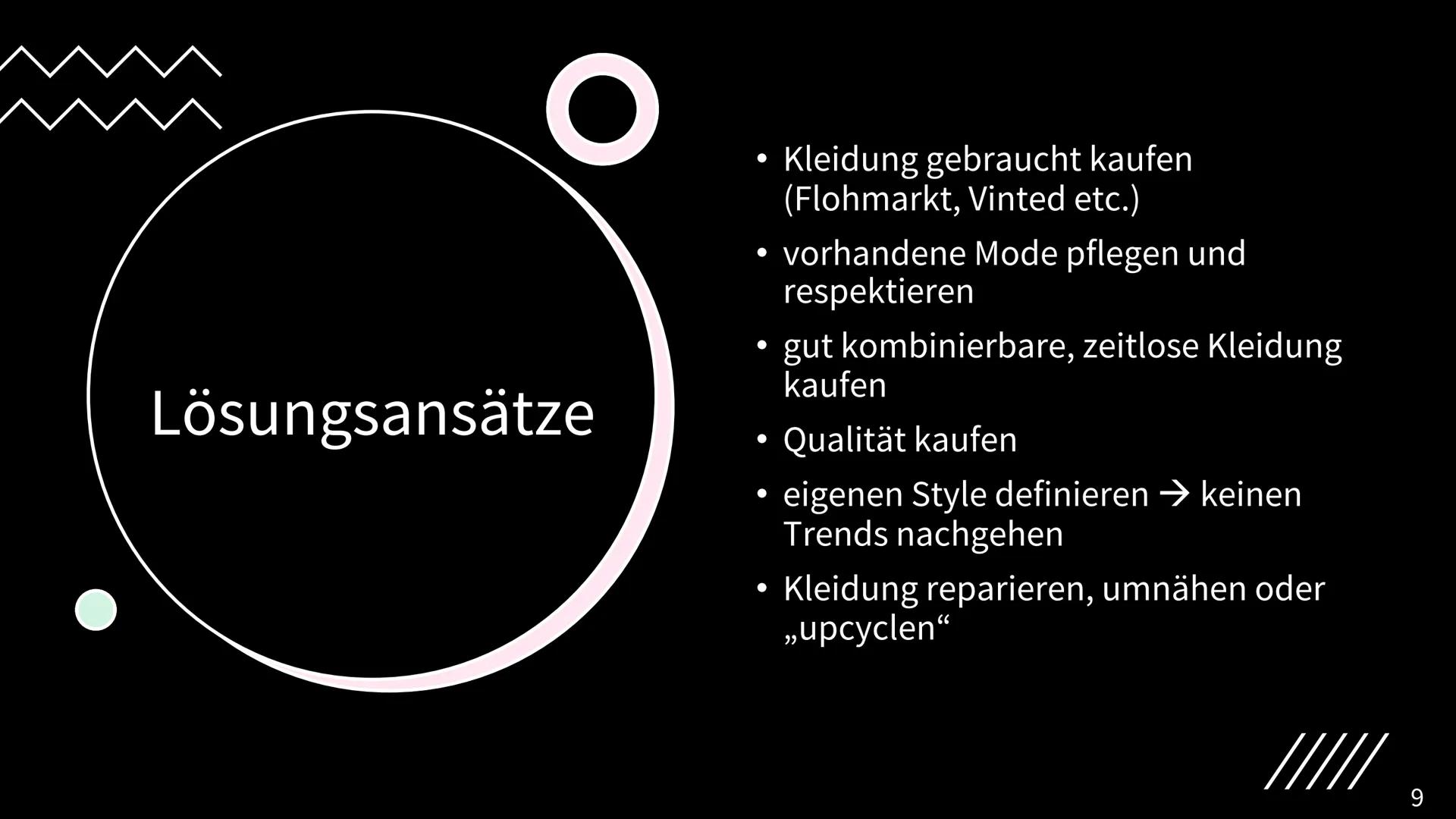 # FAST
# FASHION
MARLENE PFÄFFLE 9/2

1 - Gliederung

1. Definition
2. bekannte Vertreter
3. Probleme
4. Auswirkungen auf die Umwelt
5. Lösu