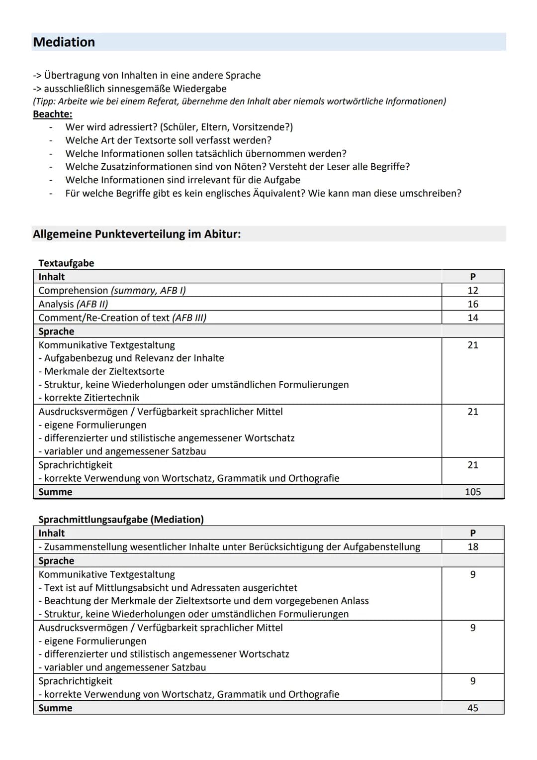 Comprehension (12P.)
Einleitungssatz:
-> Hinführung zum Themenschwerpunkt der Aufgabenstellung
The text/excerpt/novel/short story/drama/poem
