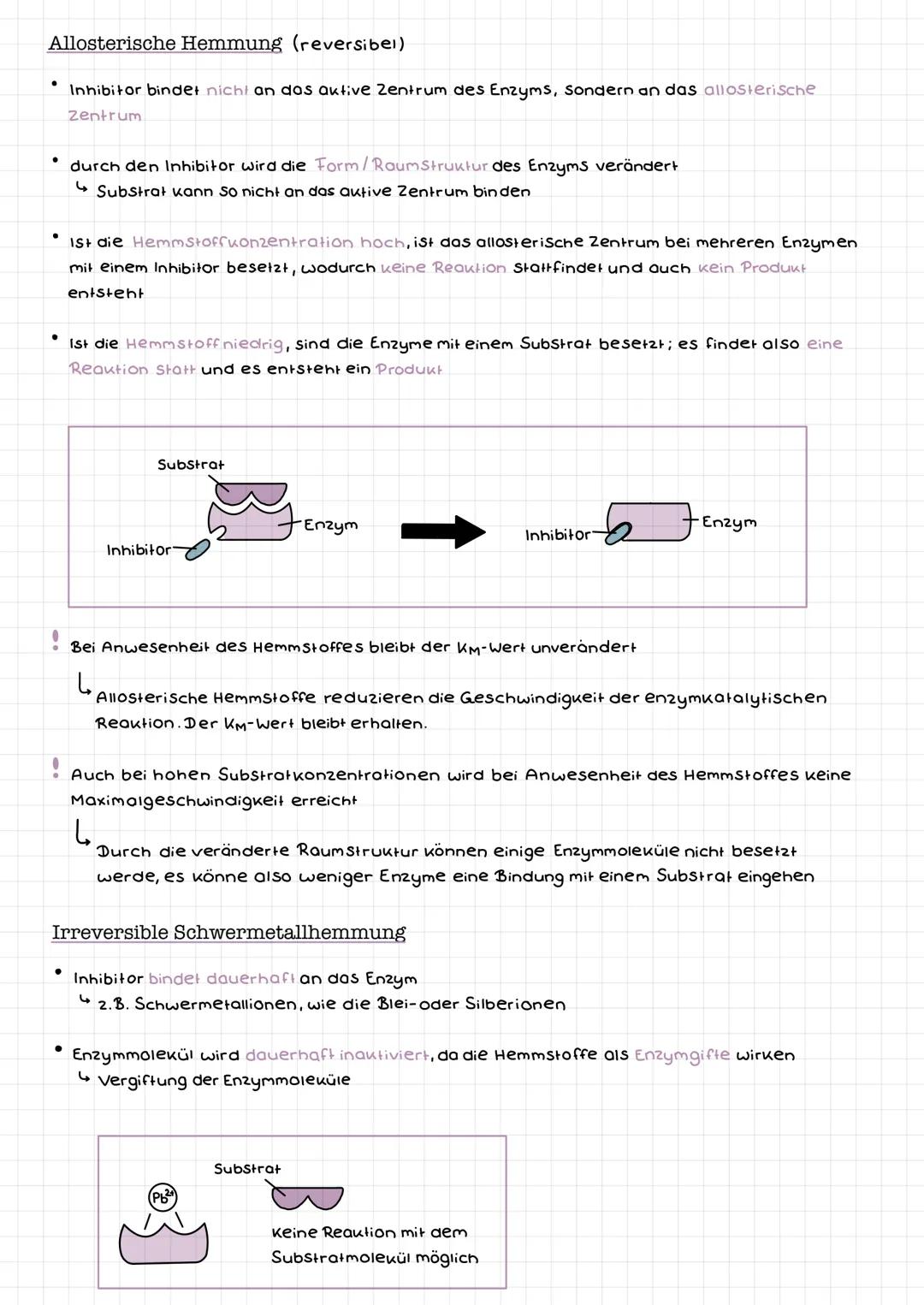 • Proteine mit Katalysarfunktion → beschleunigen chemische Reaktion
Enzyme werden durch die Reaktion nicht verändert
chemische Reaktionen la