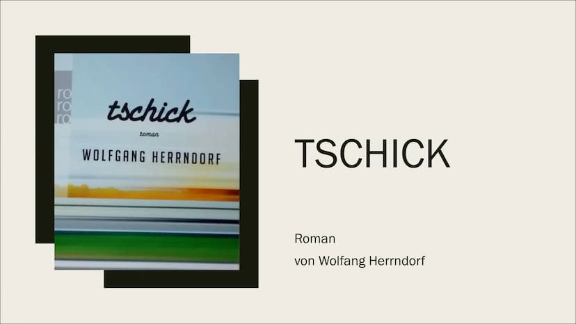 999
ro
ro
ro
tschick
roman
WOLFGANG HERRNDORF
TSCHICK
Roman
von Wolfang Herrndorf Quiz zum Buch ,,Tschick"
• Welche Figur hat ein Suchtprobl