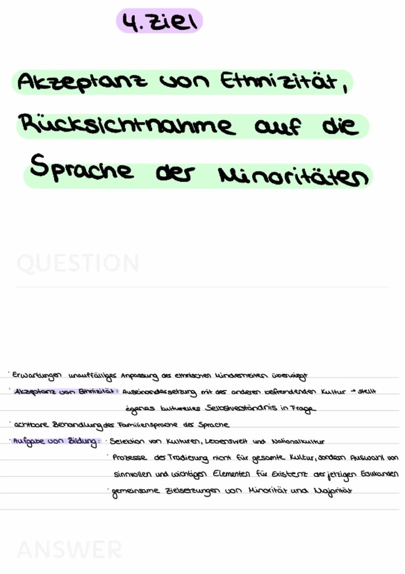 Grundannahme
QUESTION
-
IKP • notwendige entwort auf eine dauerhaft entstandene multiethnische Gesellschaft
→ Pädagogische Handlungsmöglichk