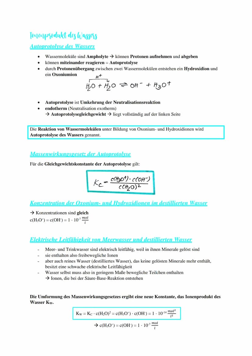 •Säure-Base-Chemic
Historischer Säurehbegriff nach Arrhenius
Säuren sind Stoffe, deren Teilchen HA in wässriger Lösung zu Wasserstoffionen H