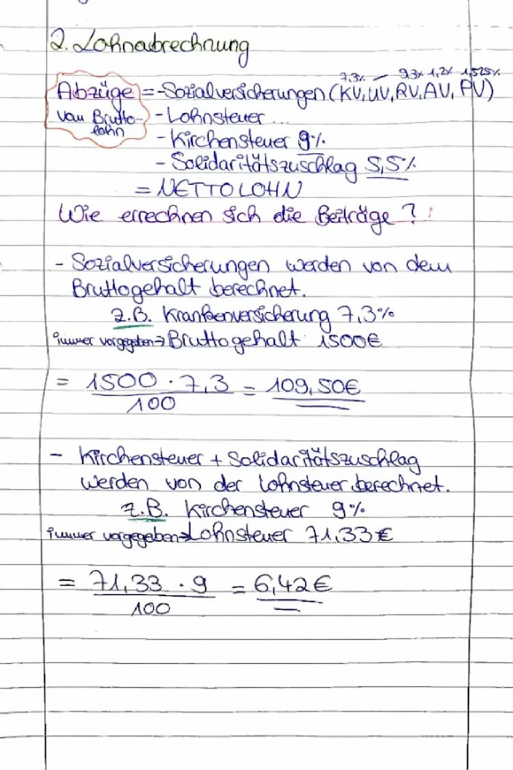 Know Wirtschaftslehre Lernzettel thumbnail