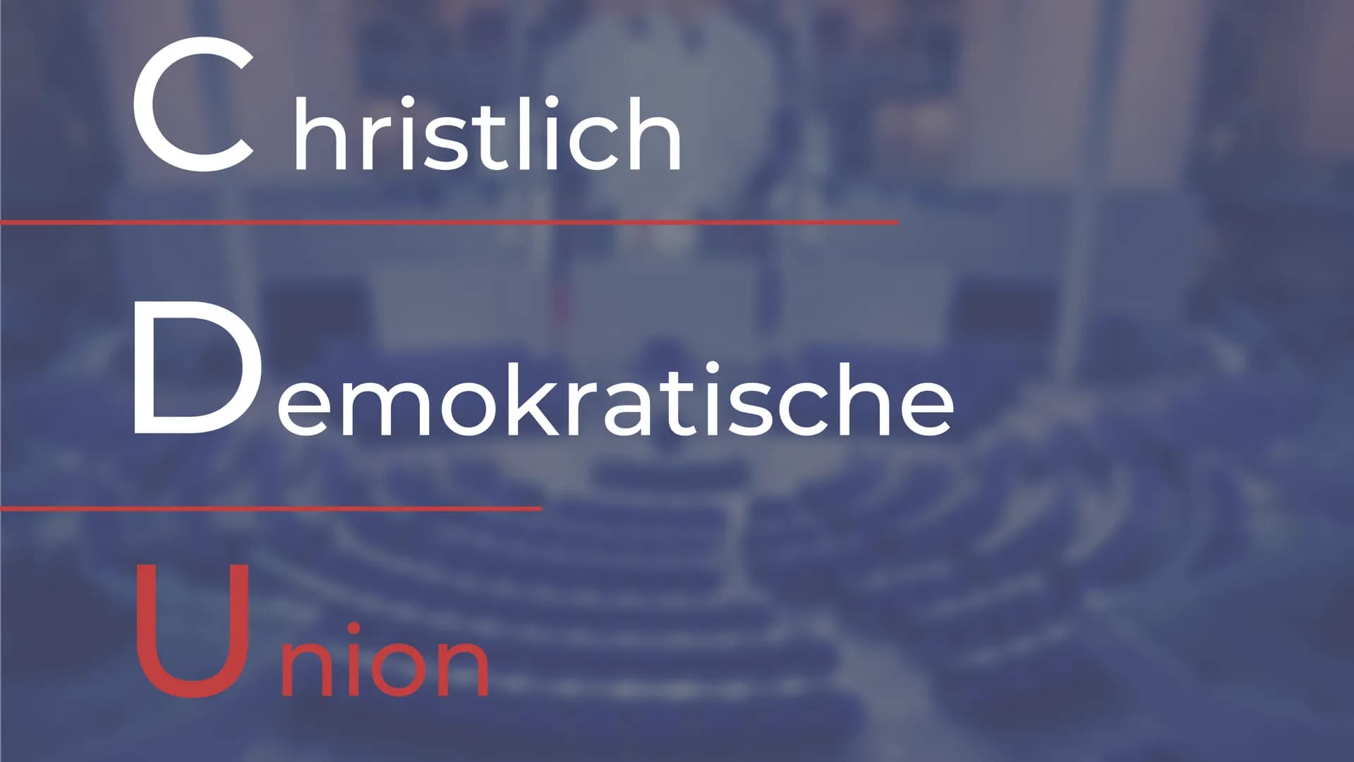 CDU & CSU
Die "größte" Partei Deutschlands VERLAUF
Was euch erwartet
Wer sind CDU & CSU?
Geschichte
Grundwerte
● Aktuelles
● Ziele
KAS Chris