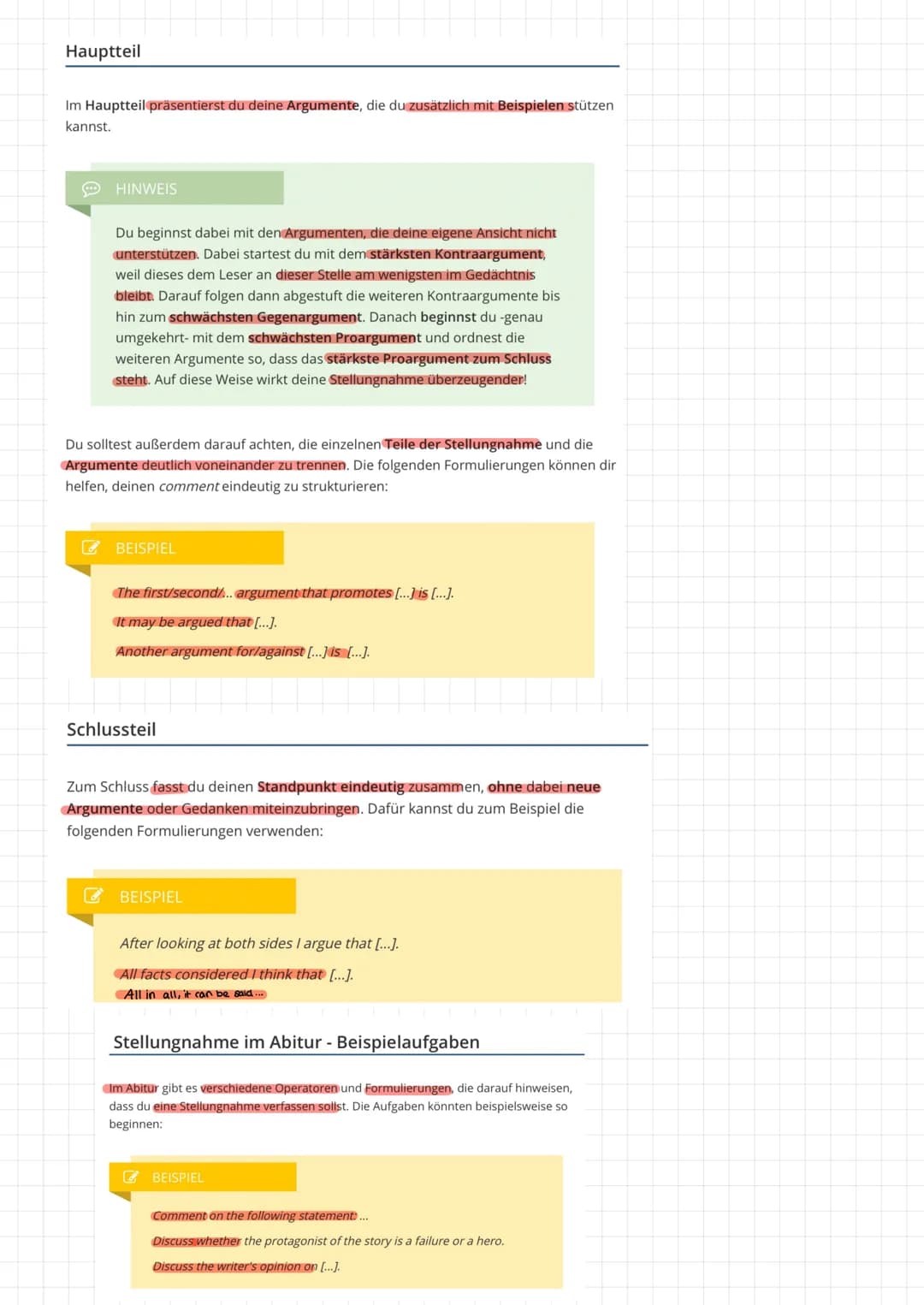Themen:
HINWEIS
- Globalisation
- Comment schreiben
listening comprehension
Lege am besten eine Tabelle mit Pro-und Kontraargumenten an.
Die