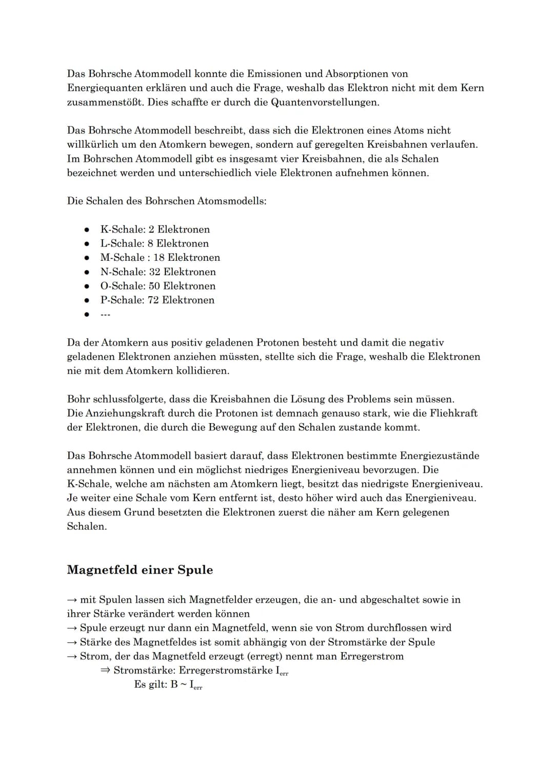 Lenzsche Regel und Selbstinduktion
Die Lenzsche Regel besagt, dass ein Induktionsstrom immer so gerichtet ist, dass er
seiner Ursache entgeg