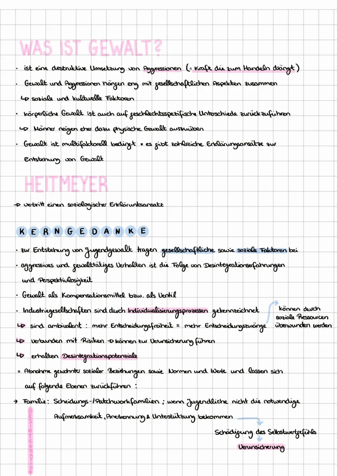 Heitmeyers Theorie: Gewalt verstehen und vorbeugen