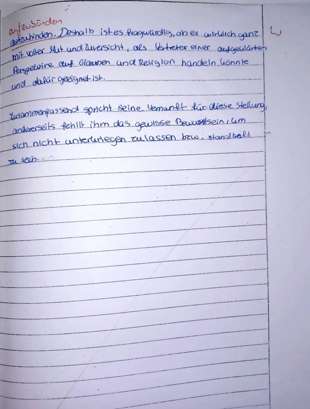 Aufgabe 11
Bei dem mir vorliegenden Text handelt es sich um
den ersten Auftritt des Vierten Aufzug aus dem.
Drama, Nathan der Weise." Das Dr