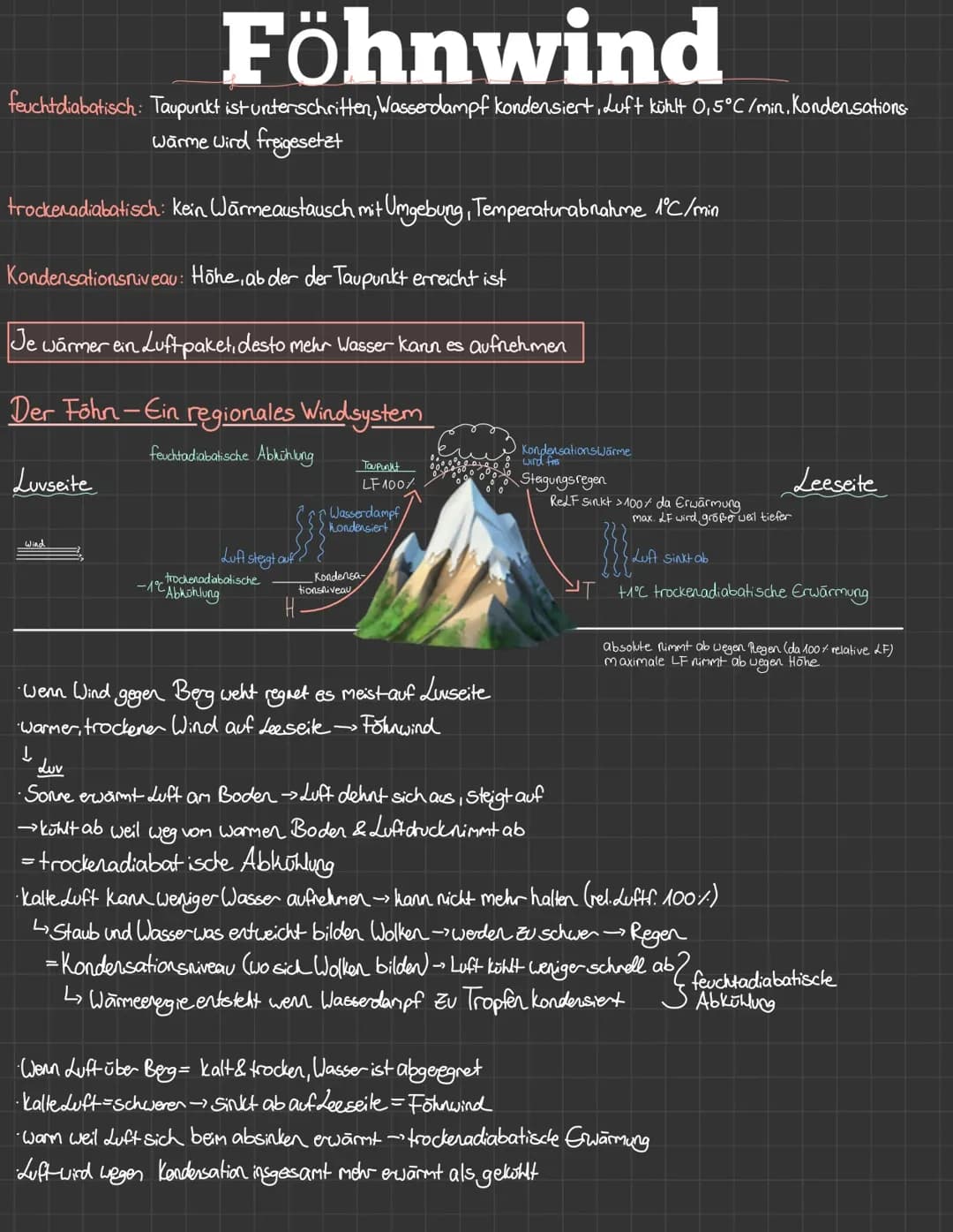 Föhnwind einfach erklärt: Was ist Föhn und wie funktioniert das Wetter?