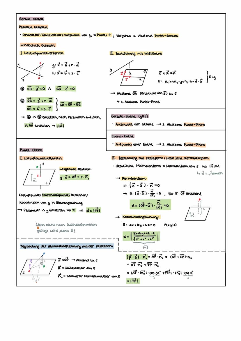 Gleichungssysteme
Kategorien von Gleichungssystemen
→ m Gleichungen; n unbekannte
quadratische -m=n
• unter bestimmt → m <n
Lösen von LGS
Ei