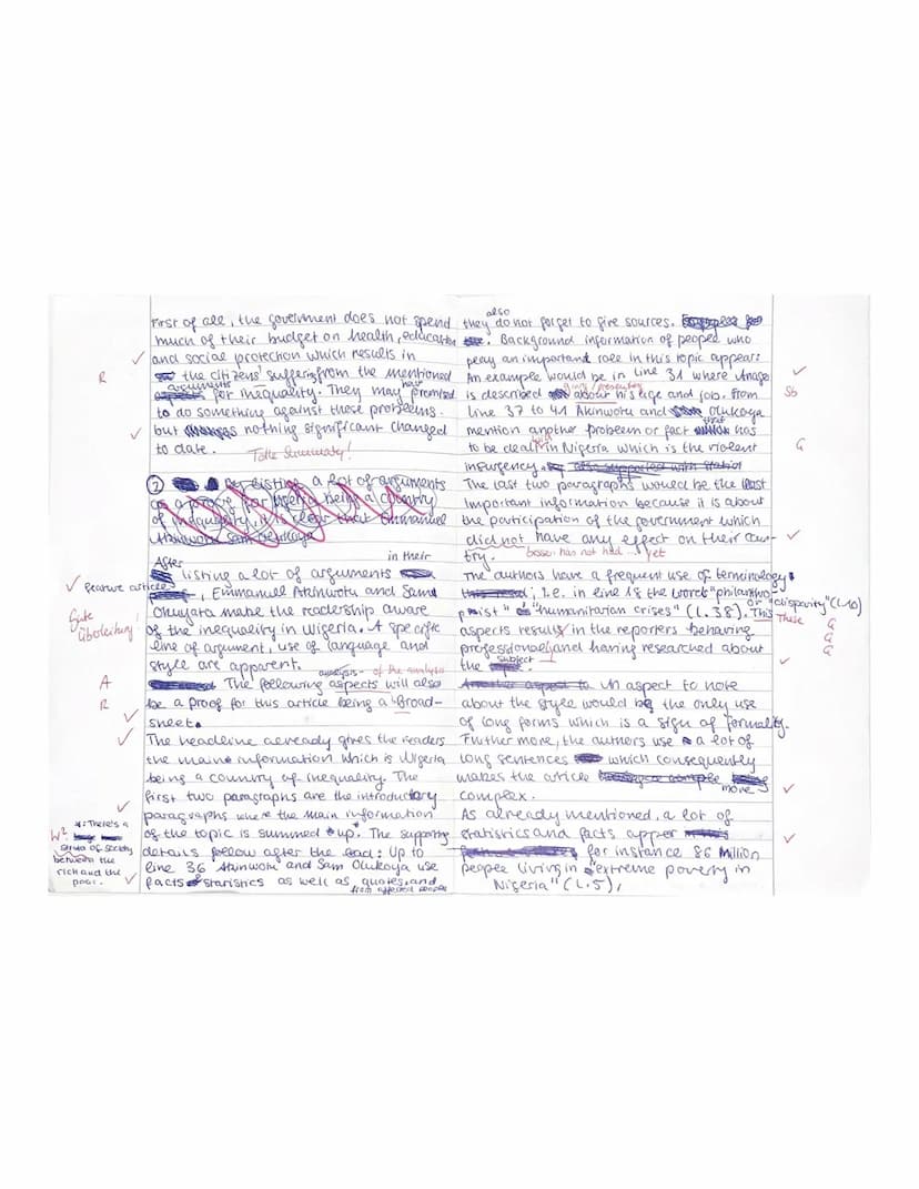 E 1/E 2
• Zeynep
VOICES OF AFRICA - NIGERIA
Part A: Reading and writing
Q1.2
Name:
3rd Exam
14th April, 2021
Text: 'Shameful' Nigeria: A cou