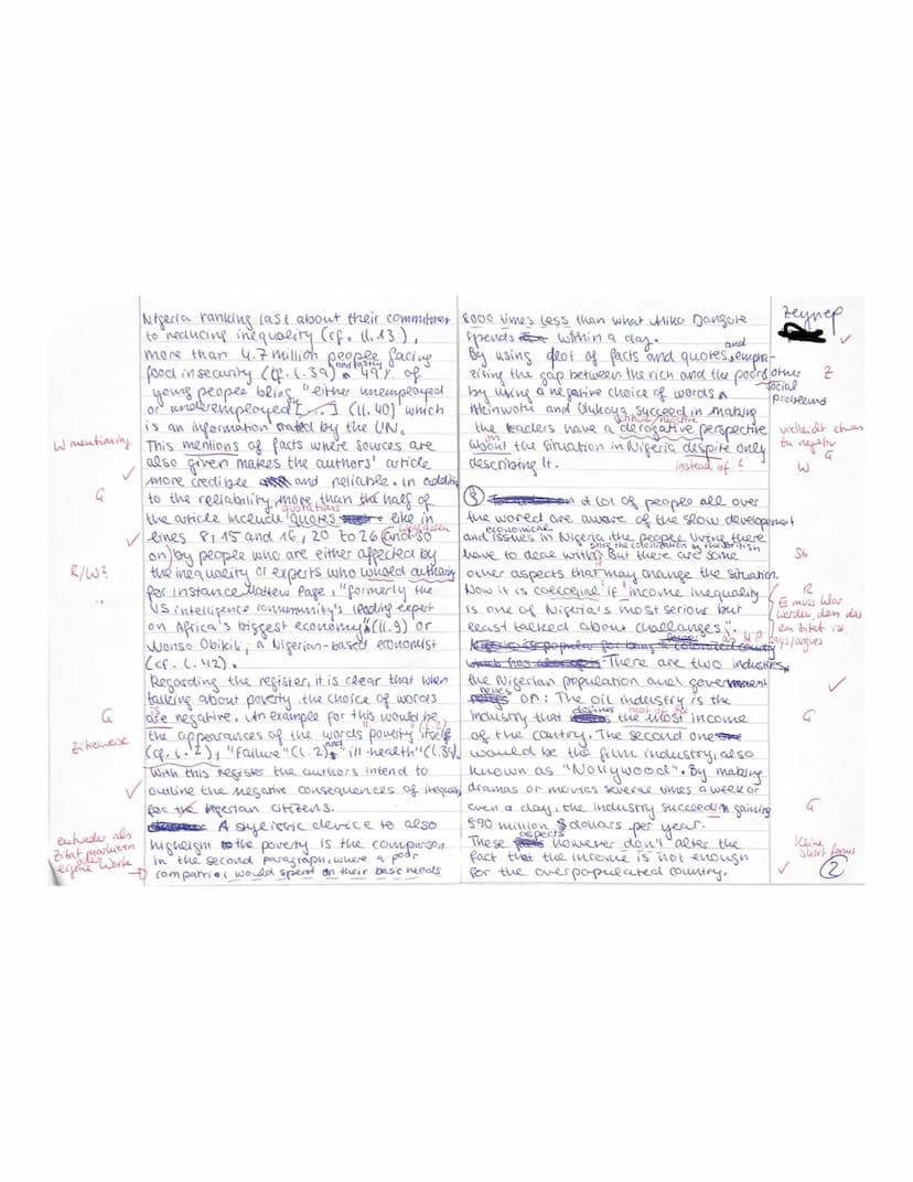 E 1/E 2
• Zeynep
VOICES OF AFRICA - NIGERIA
Part A: Reading and writing
Q1.2
Name:
3rd Exam
14th April, 2021
Text: 'Shameful' Nigeria: A cou