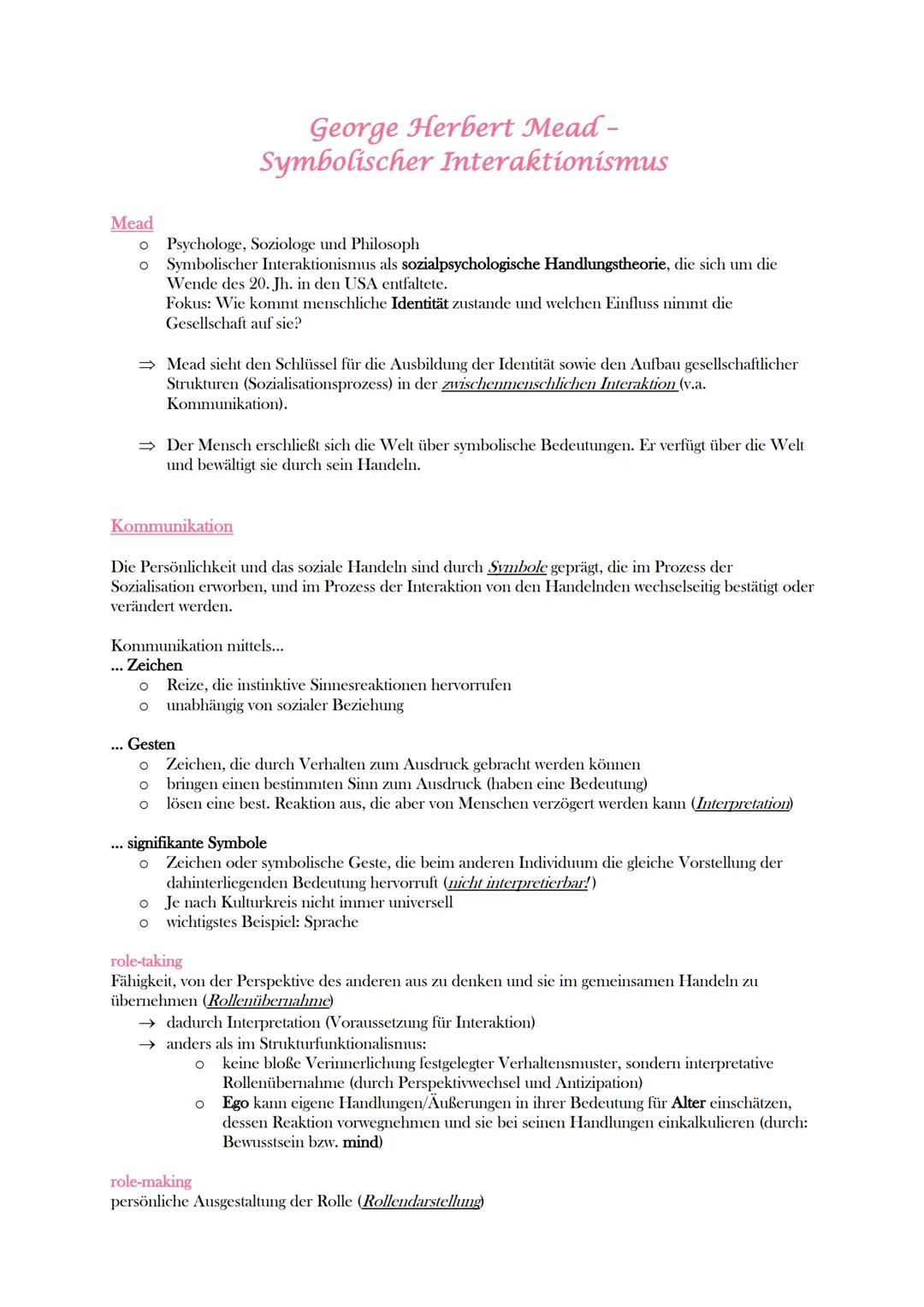# Mead
George Herbert Mead-
Symbolischer Interaktionismus

*   Psychologe, Soziologe und Philosoph
*   Symbolischer Interaktionismus als soz