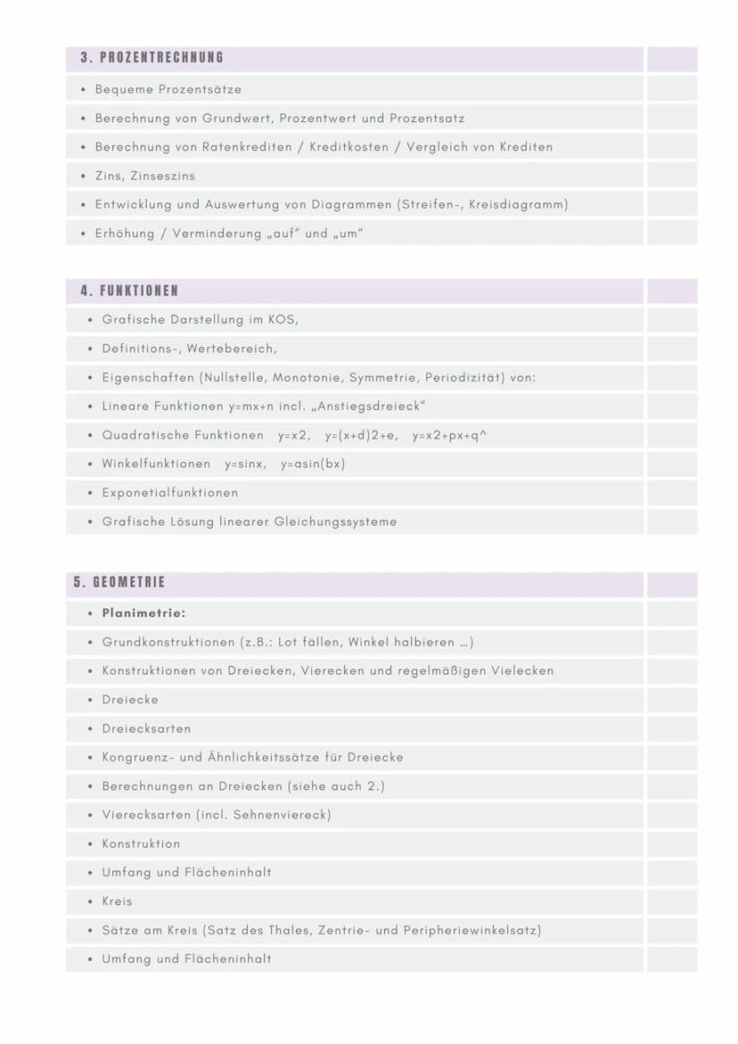 T Mathe N
TH
1. RECHENFERTIGKEITEN
• Grundrechenarten
Überschlagsrechnung
• Umrechnung von Einheiten (Länge, Fläche,
Volumen, Zeit, Masse, G