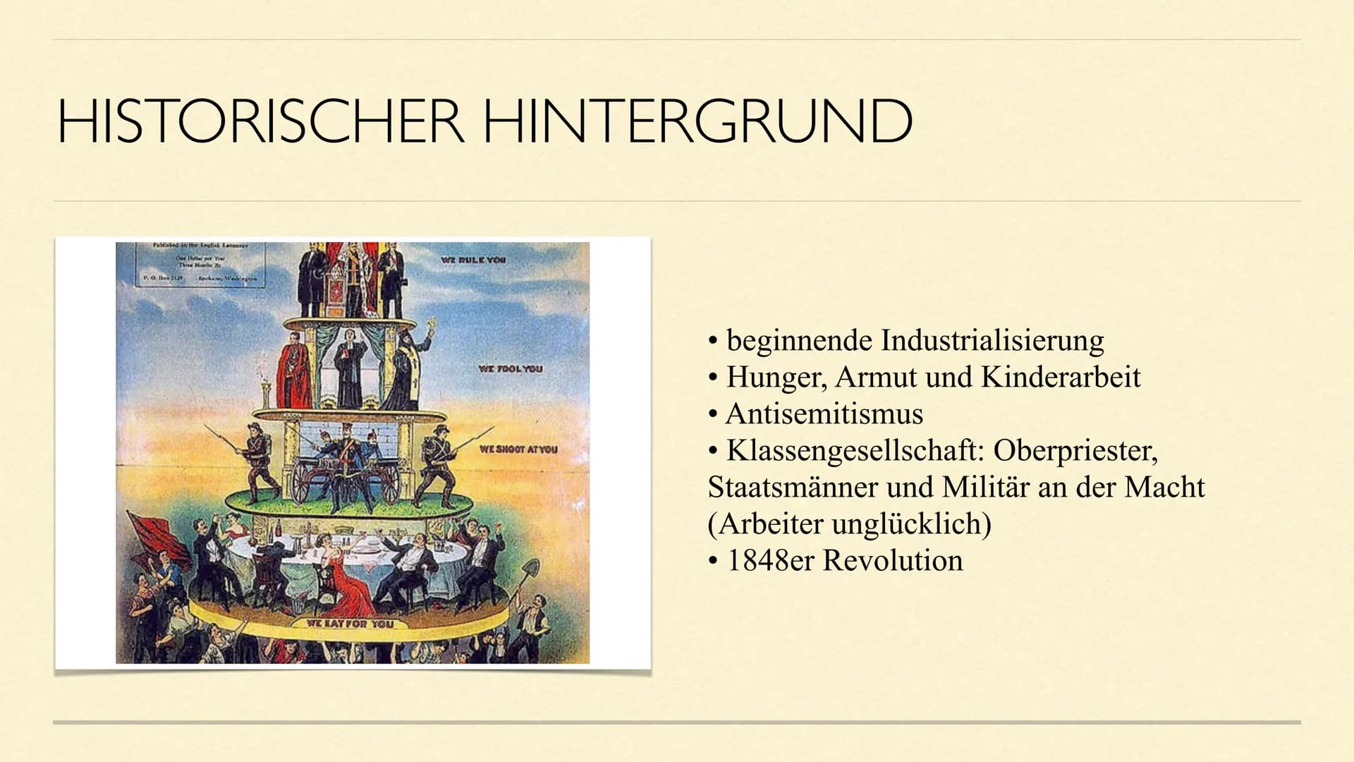 KARL MARX
Eine Präsentation von Maxima Linde INHALTSVERZEICHNIS
1. Allgemeine Informationen
1.1 Biografie
2. Historischer Hintergrund
3. Mar