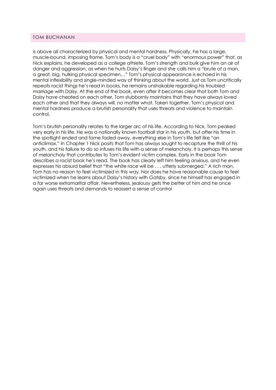CHARACTERIZATION
NICK CARRAWAY
Represents one of Fitzgerald's personality: quiet, reflective
Lives in West Egg, is 29-30 years old
Daisy is 