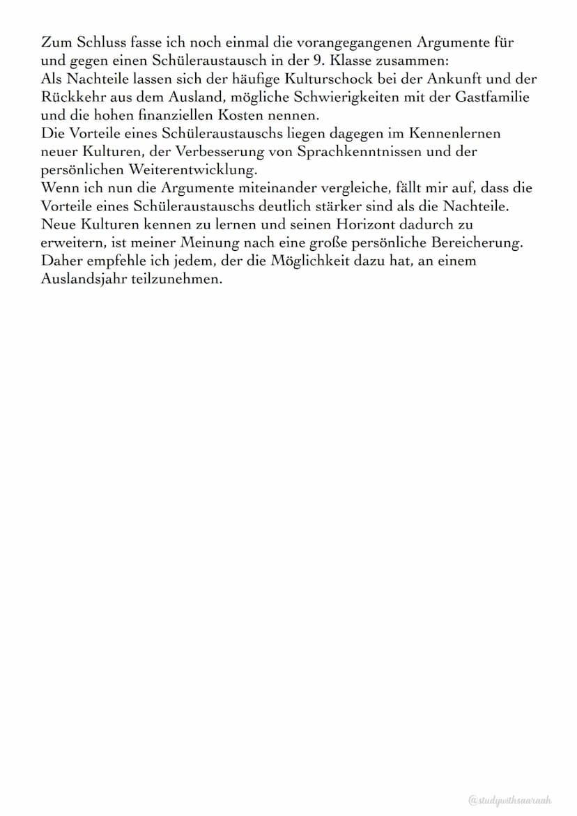 DIALEKTISCHE ERÖRTERUNG
Die dialektische Erörterung ist eine besondere Form der freien Erörterung.
Jede Erörterung ist eine schriftliche Arg