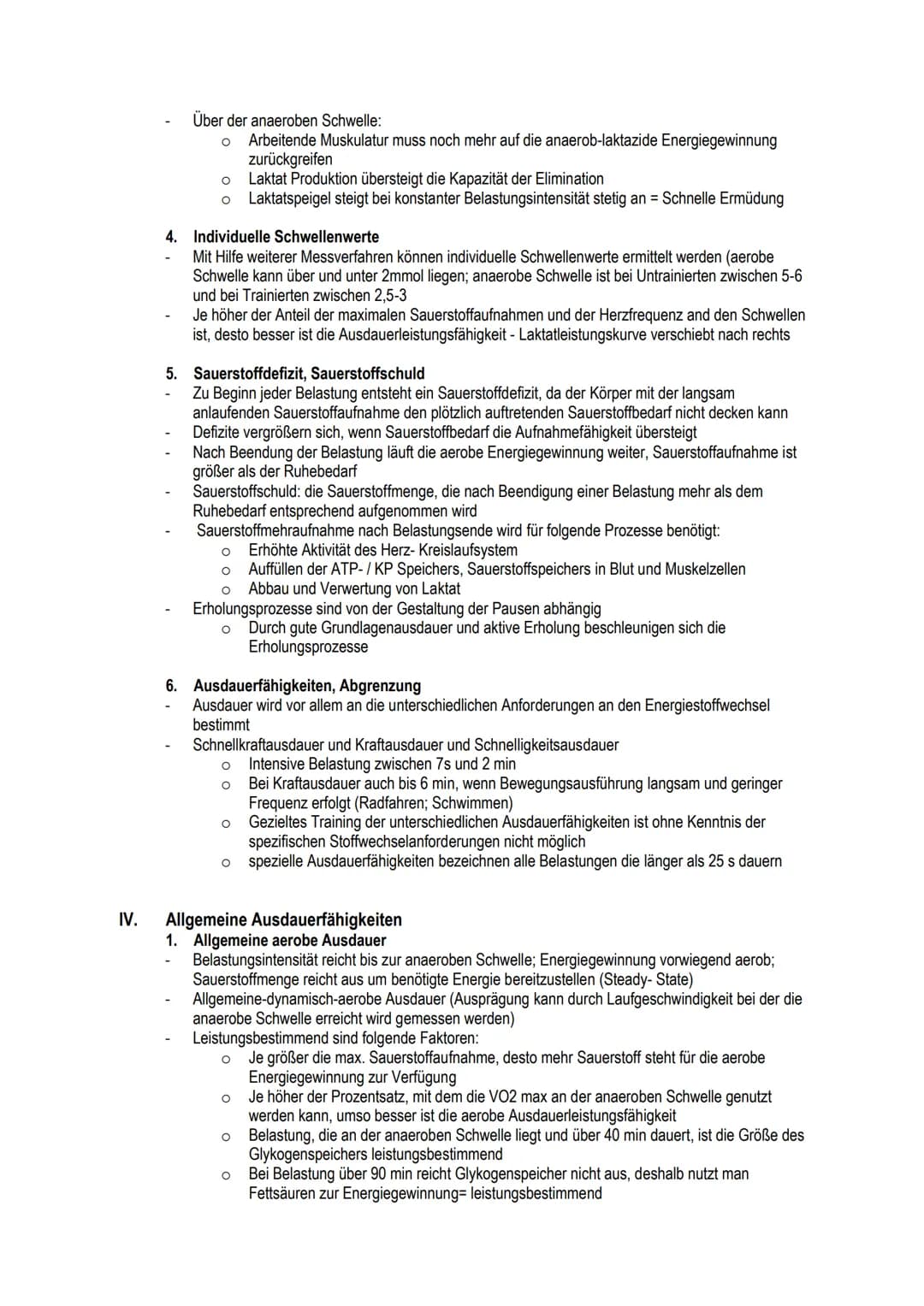 I. Wirkung des Ausdauertrainings:
Herz-Kreislauf System:
o Vergrößerung/ Verdickung des Herzmuskels - Sportherz
Erhöhung des Schlagvolumens 
