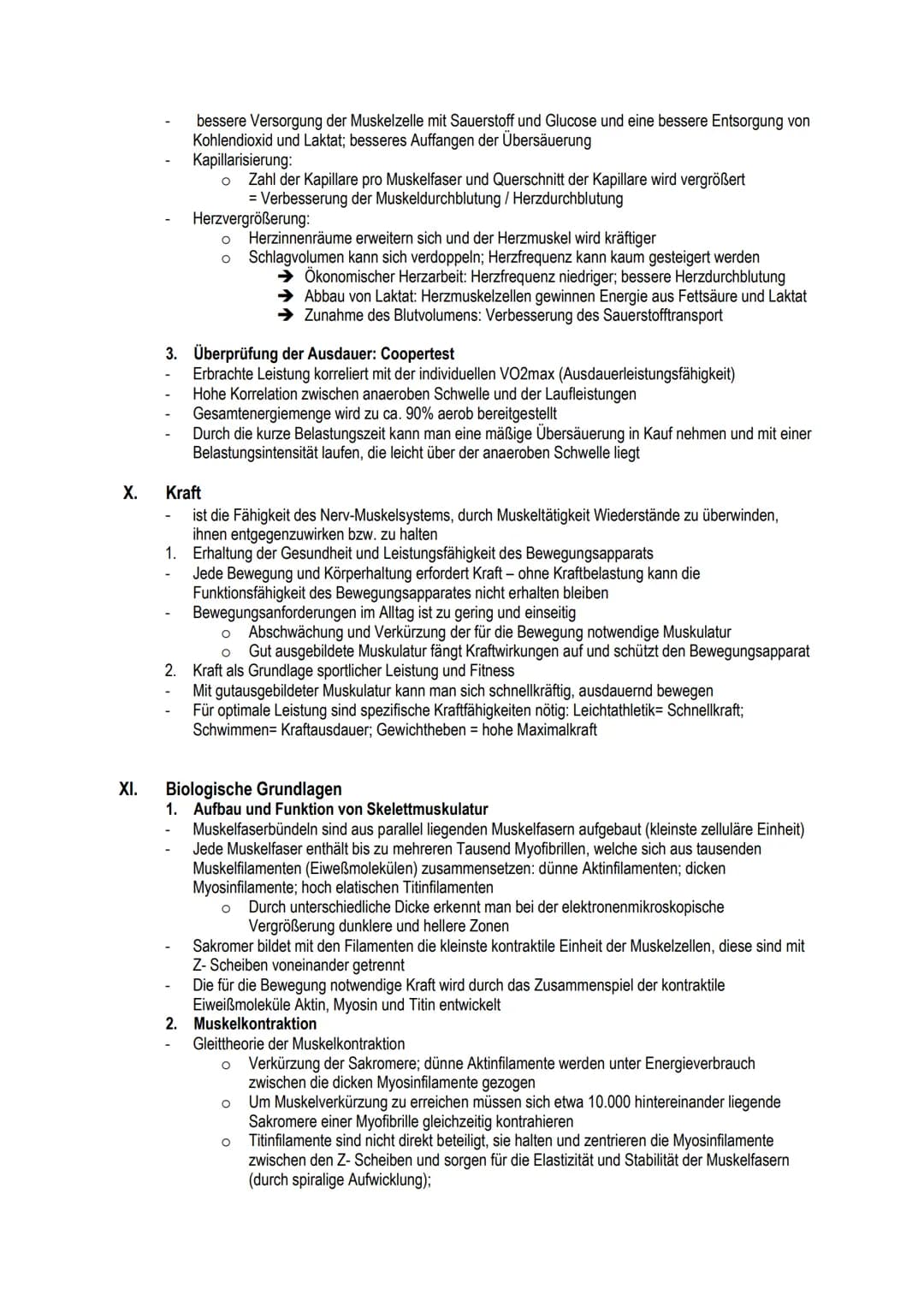 I. Wirkung des Ausdauertrainings:
Herz-Kreislauf System:
o Vergrößerung/ Verdickung des Herzmuskels - Sportherz
Erhöhung des Schlagvolumens 