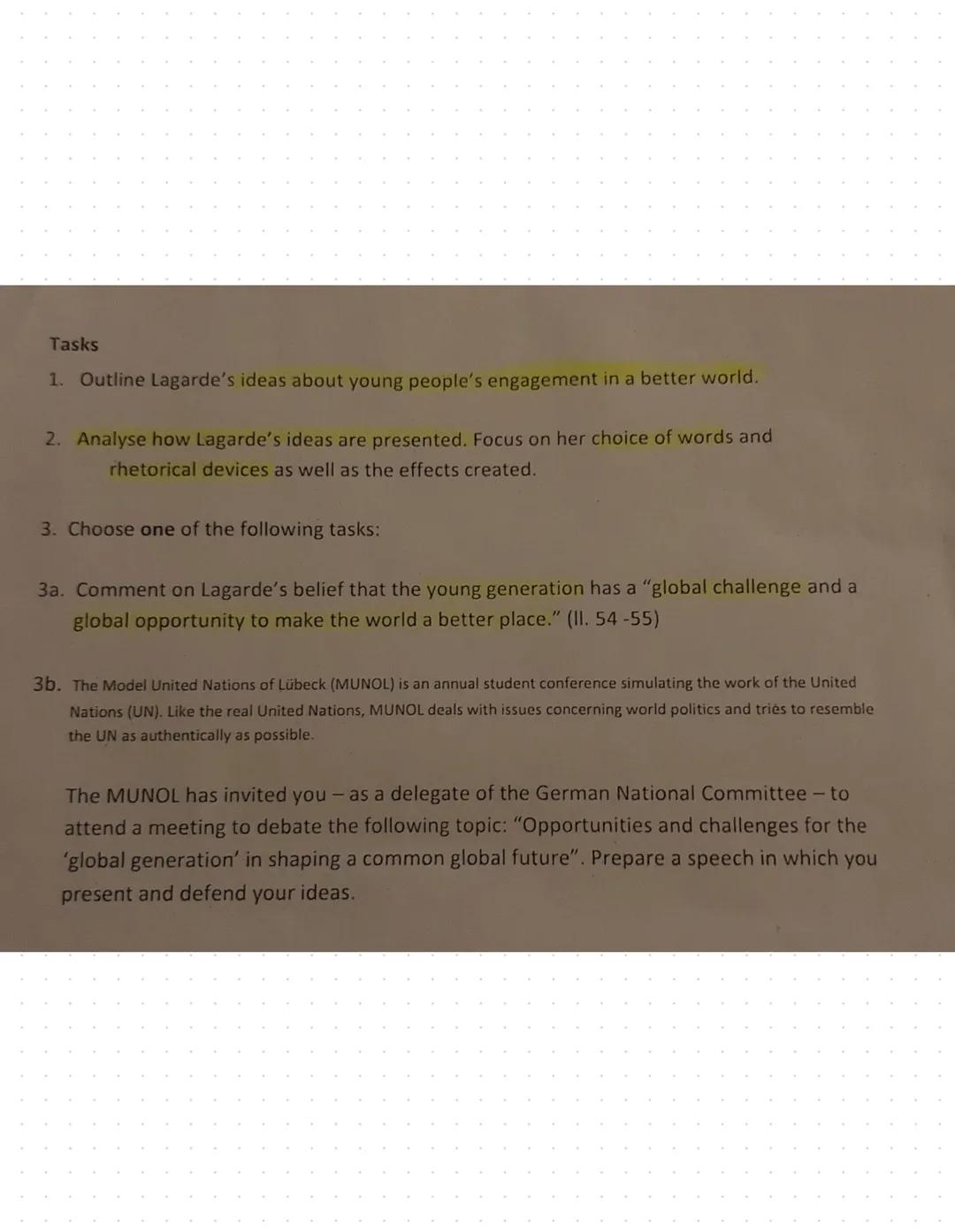 Correction
The speech "the new world of interconnections: a world in progress
which was held by Christine Lagarde on the occasion of a gradu