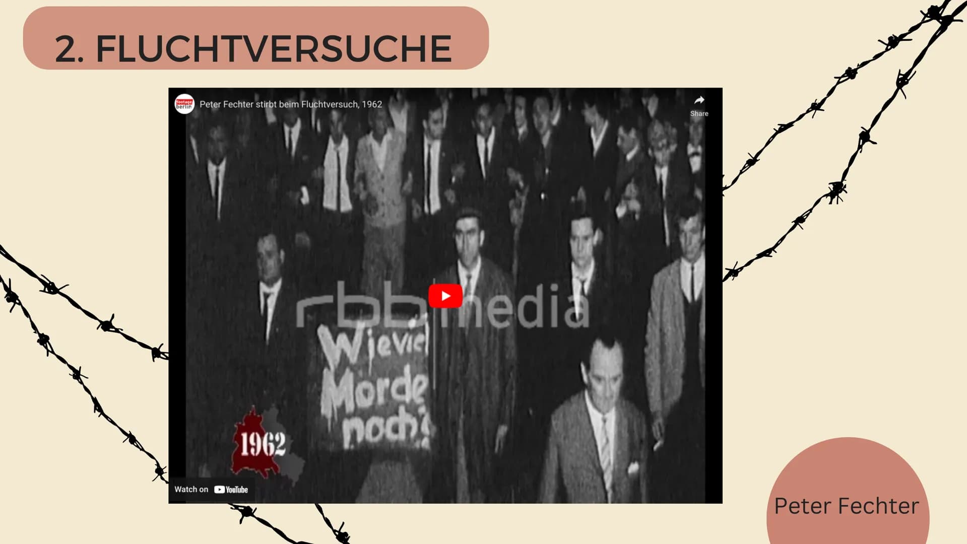 Conrad Schumann
Das Bild, was um die ganze Welt ging: Sprung
in die Freiheit FLUCHTHELFER UND SCHLEUSER
MAUERBAU 1961
LIZEN A
Gliederung
1.E