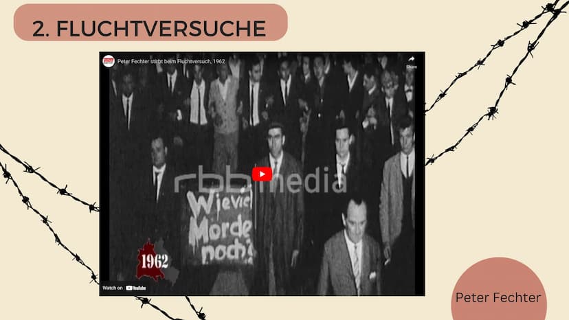 Conrad Schumann
Das Bild, was um die ganze Welt ging: Sprung
in die Freiheit FLUCHTHELFER UND SCHLEUSER
MAUERBAU 1961
LIZEN A
Gliederung
1.E