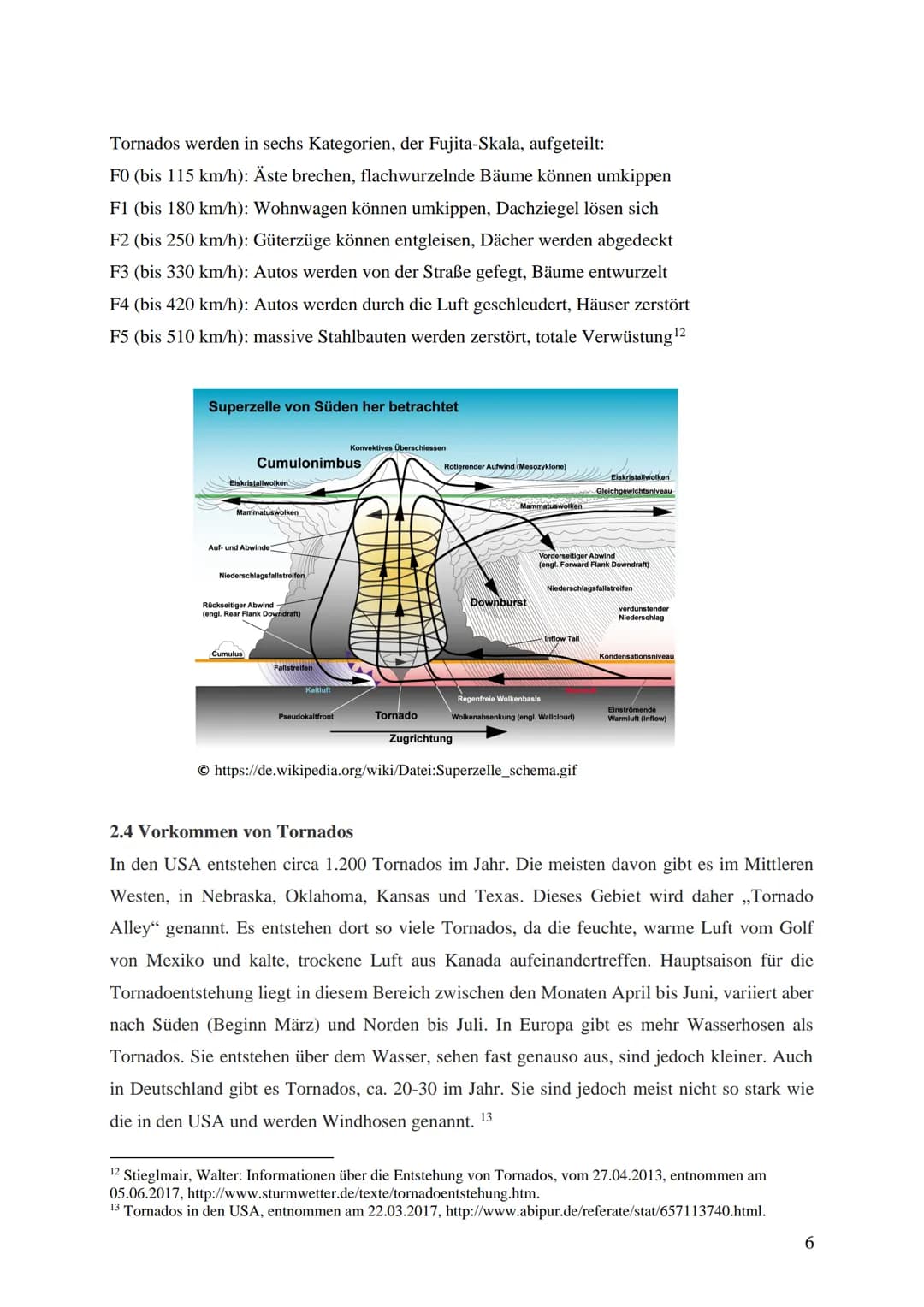 Thema der Arbeit:
Tornado Alley
© http://news.filehippo.com/2014/03/physicist-thinks-can-stop-tornadoes-tornado-alley/
Unterrichtsfach: Geog