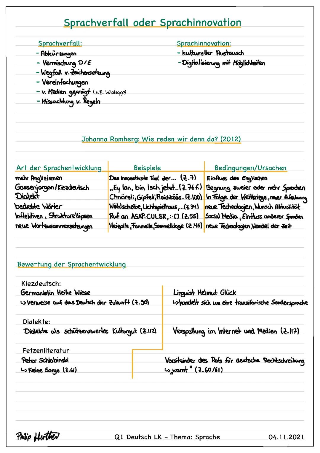 Coole Wörter im Deutschen: Anglizismen und Kiezdeutsch