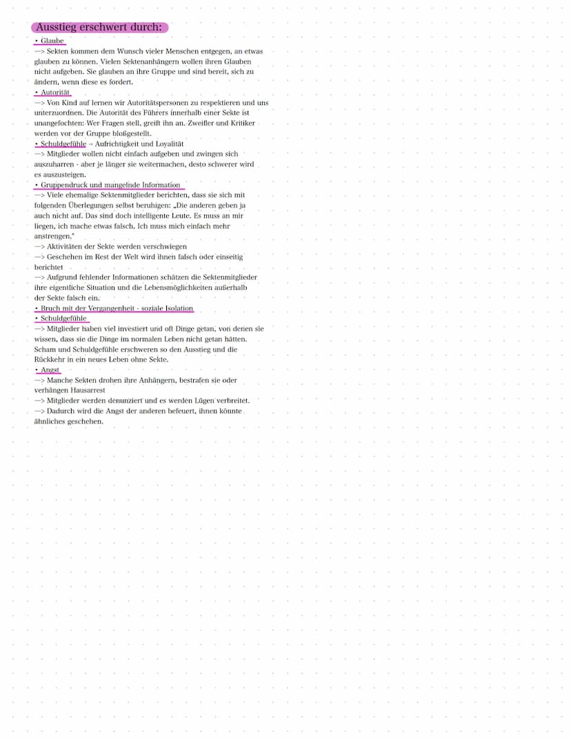 Was ist eine Sekte?
Eine Sekte ist ein Begriff für unzählige kleine Glaubensgemeinschaften, die sich von einer Gemeinschaft abgespaltet habe
